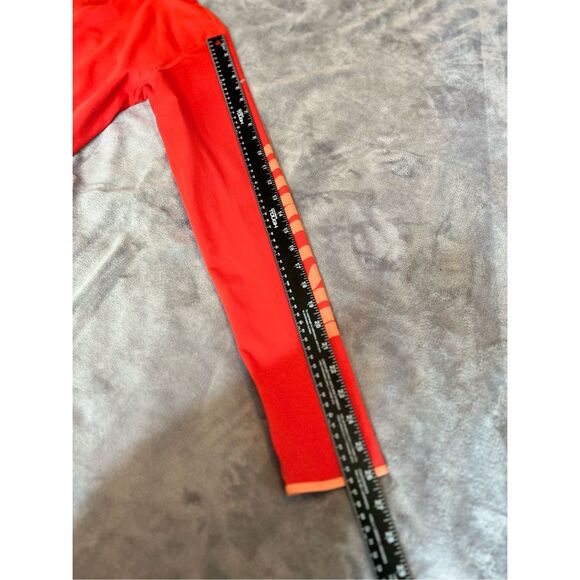 Nike Dri-Fit Sweatshirt Womens Size XL Red Orange 1/2 Zip Activewear Pullover - Picture 9 of 11